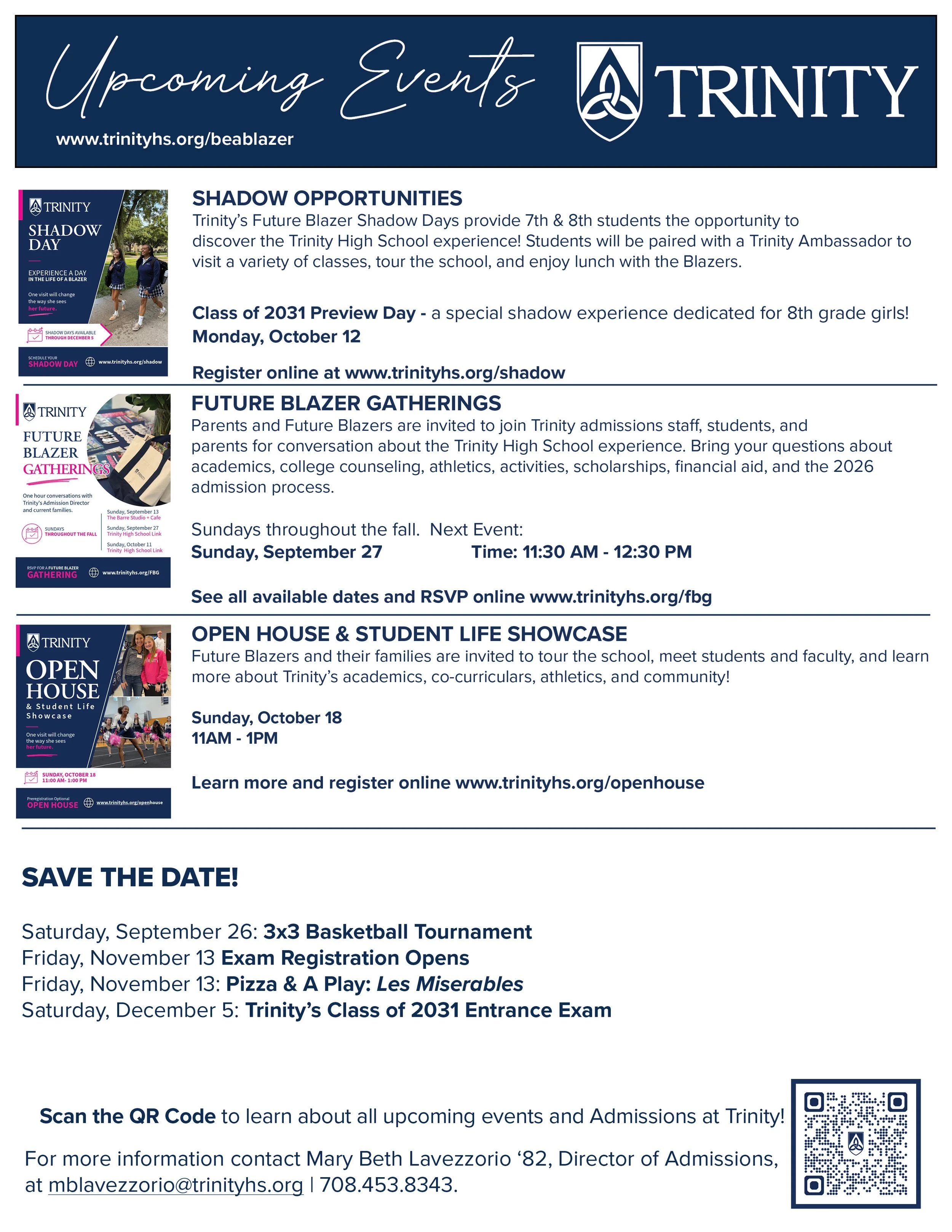 Events at Trinity High School