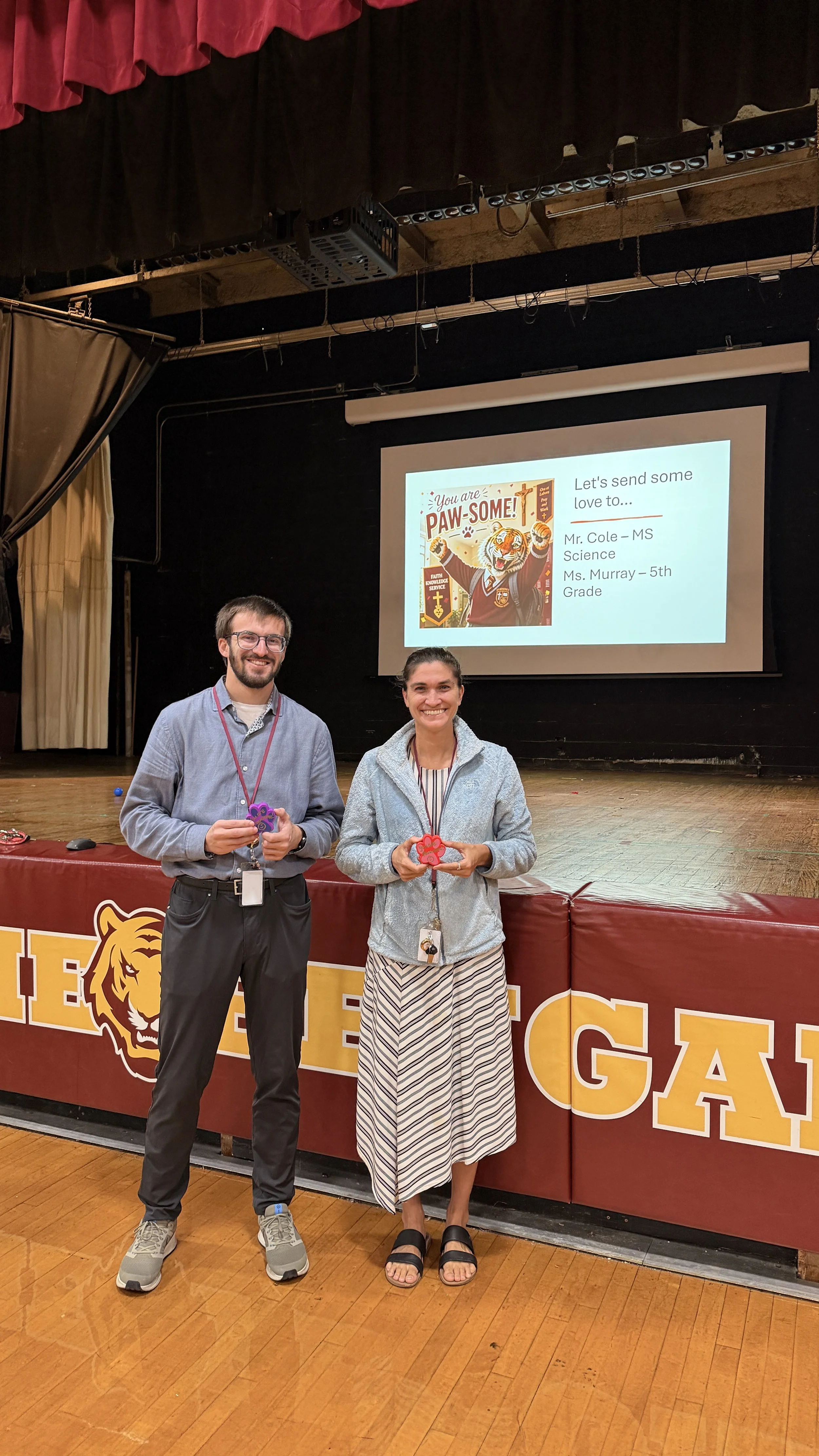 Congrats to Mr. Cole and Ms. Murray who received the latest Faculty PAWSOME Award!