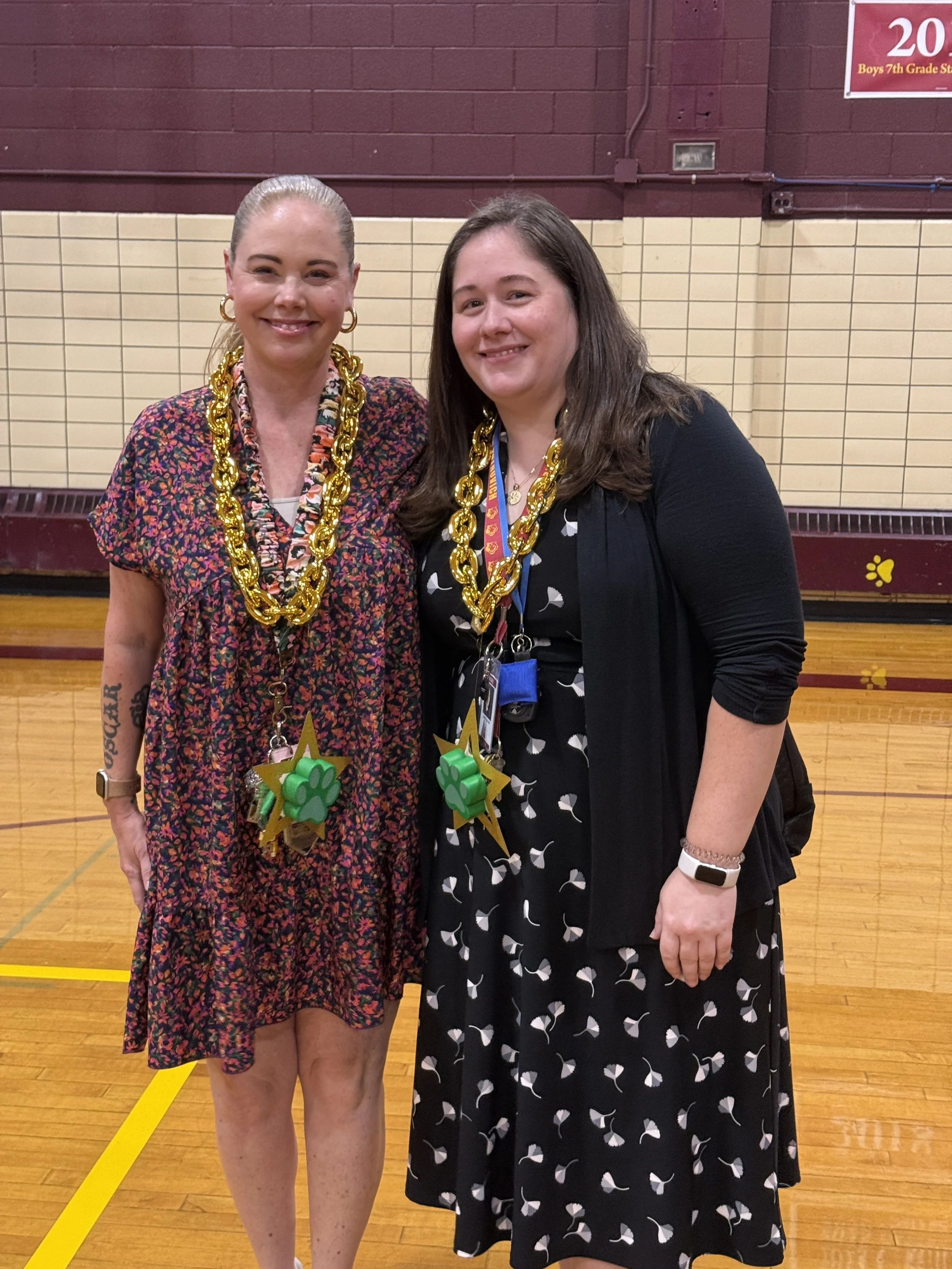 Congrats to Ms. Zadrozny and Ms. Voynovich on receiving this week's PAWSOME Award!