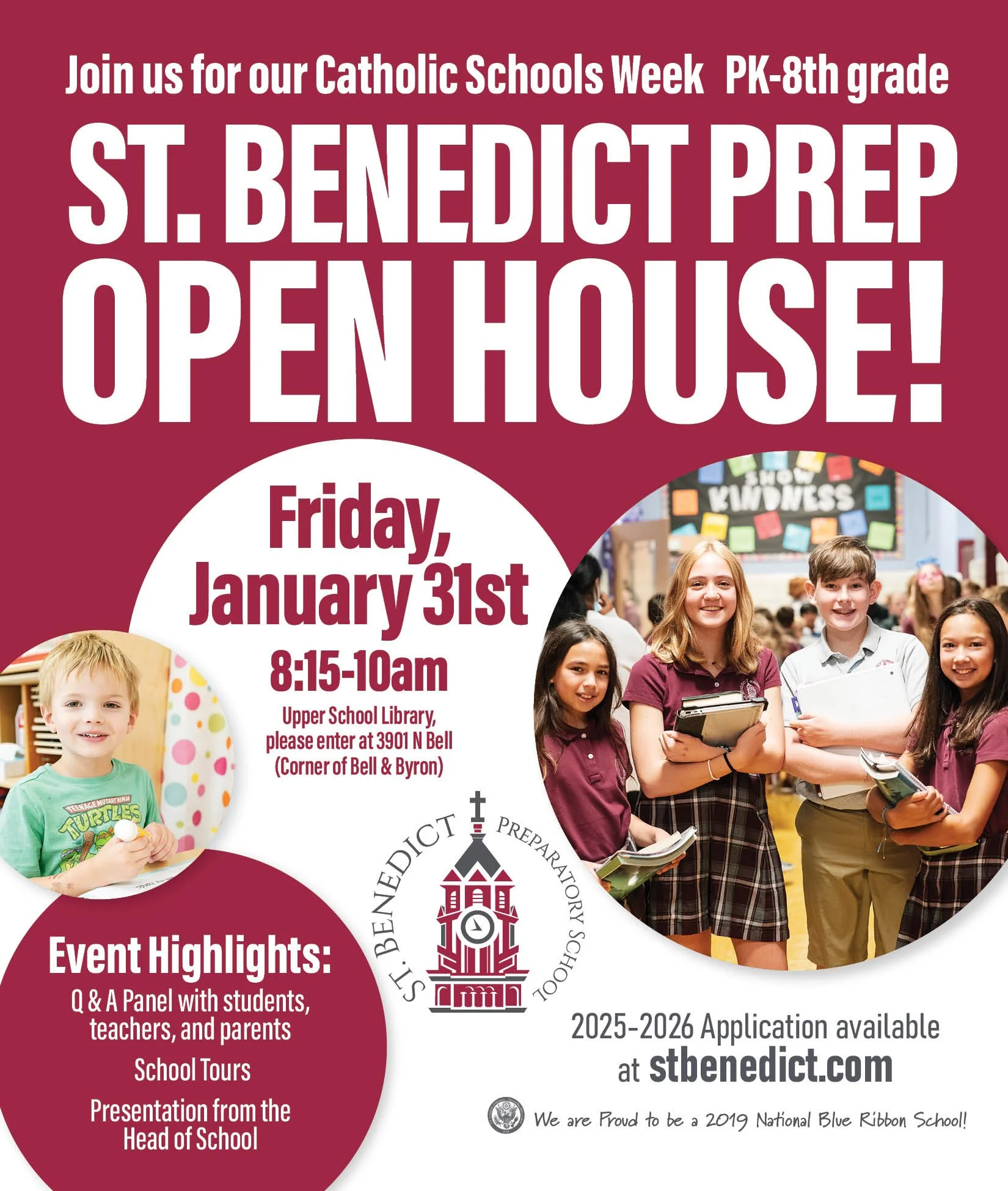 Admissions Process — St. Benedict Preparatory School