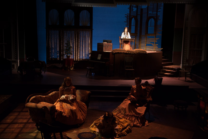 Little Women Fall 2013 Director: Peter Jack Tkatch, Scene Design: Jeffrey Modereger, Costume Design: Martin Thaler Photo Credit: Dok Wright