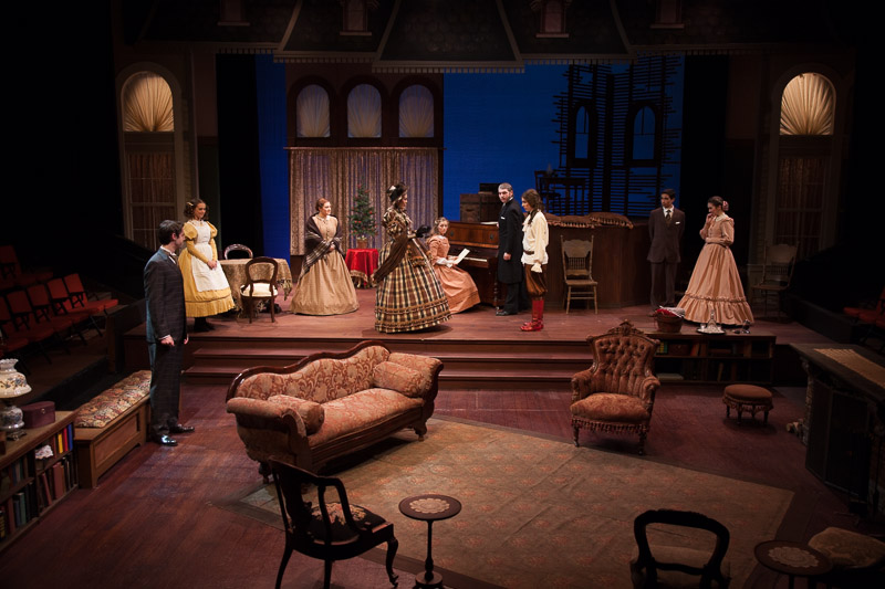 Little Women Fall 2013 Director: Peter Jack Tkatch, Scene Design: Jeffrey Modereger, Costume Design: Martin Thaler Photo Credit: Dok Wright