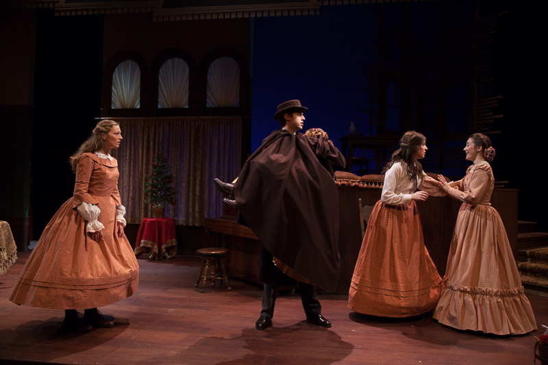 Little Women Fall 2013 Director: Peter Jack Tkatch, Scene Design: Jeffrey Modereger, Costume Design: Martin Thaler Photo Credit: Dok Wright