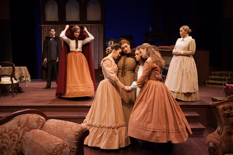 Little Women Fall 2013 Director: Peter Jack Tkatch, Scene Design: Jeffrey Modereger, Costume Design: Martin Thaler Photo Credit: Dok Wright