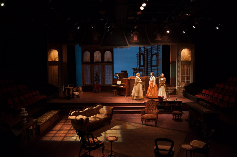 Little Women Fall 2013 Director: Peter Jack Tkatch, Scene Design: Jeffrey Modereger, Costume Design: Martin Thaler Photo Credit: Dok Wright