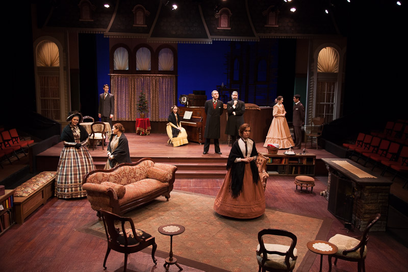 Little Women Fall 2013 Director: Peter Jack Tkatch, Scene Design: Jeffrey Modereger, Costume Design: Martin Thaler Photo Credit: Dok Wright