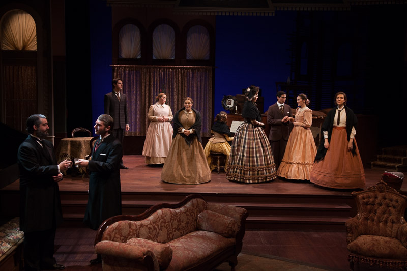 Little Women Fall 2013 Director: Peter Jack Tkatch, Scene Design: Jeffrey Modereger, Costume Design: Martin Thaler Photo Credit: Dok Wright