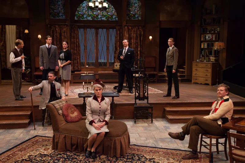 Mousetrap Director: Sarah Carleton, Scene Design: Kody Grassett & Jeffrey Modereger, Costume Design: Martin Thaler Photo Credit: Dok Wright