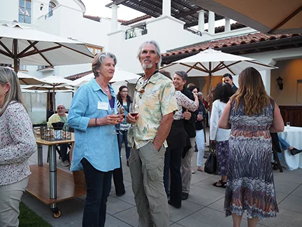 Artist Carrie Givens and Friend