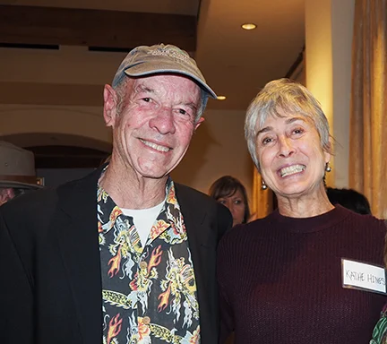 Artists Larry Iwerks and Kathe Hines