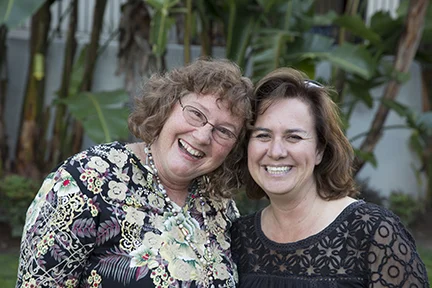 PR expert, Nancy Black (left)
