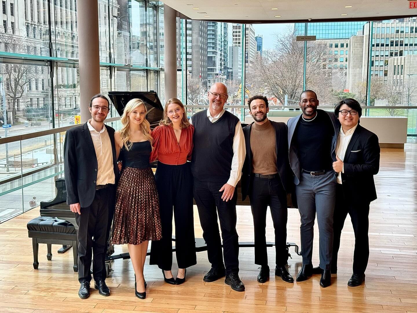 Bravi tutti to the artists of the @canadianopera Ensemble Studio on their performance this afternoon exploring life, love, humour, and whimsy with Brahms&rsquo; Liebeslieder Waltzes, Op. 52, counterpointed with @jlgreermusic&rsquo;s Liebesleid-Lieder