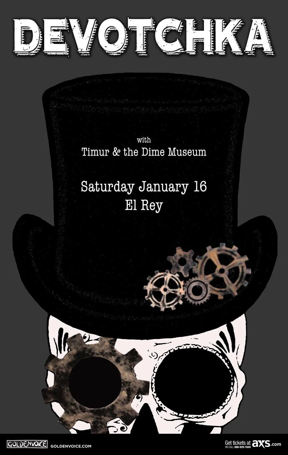 Timur and the Dime Museum + ISQ open for DeVotchKa