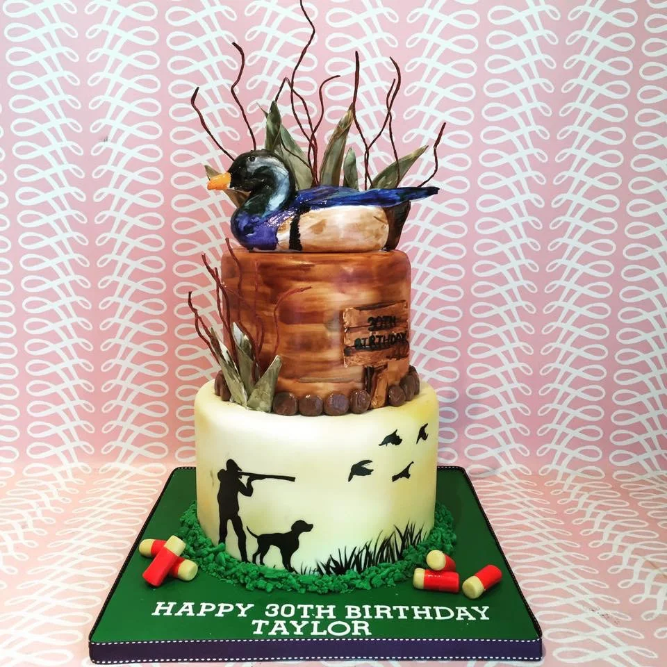 Duck hunting cake