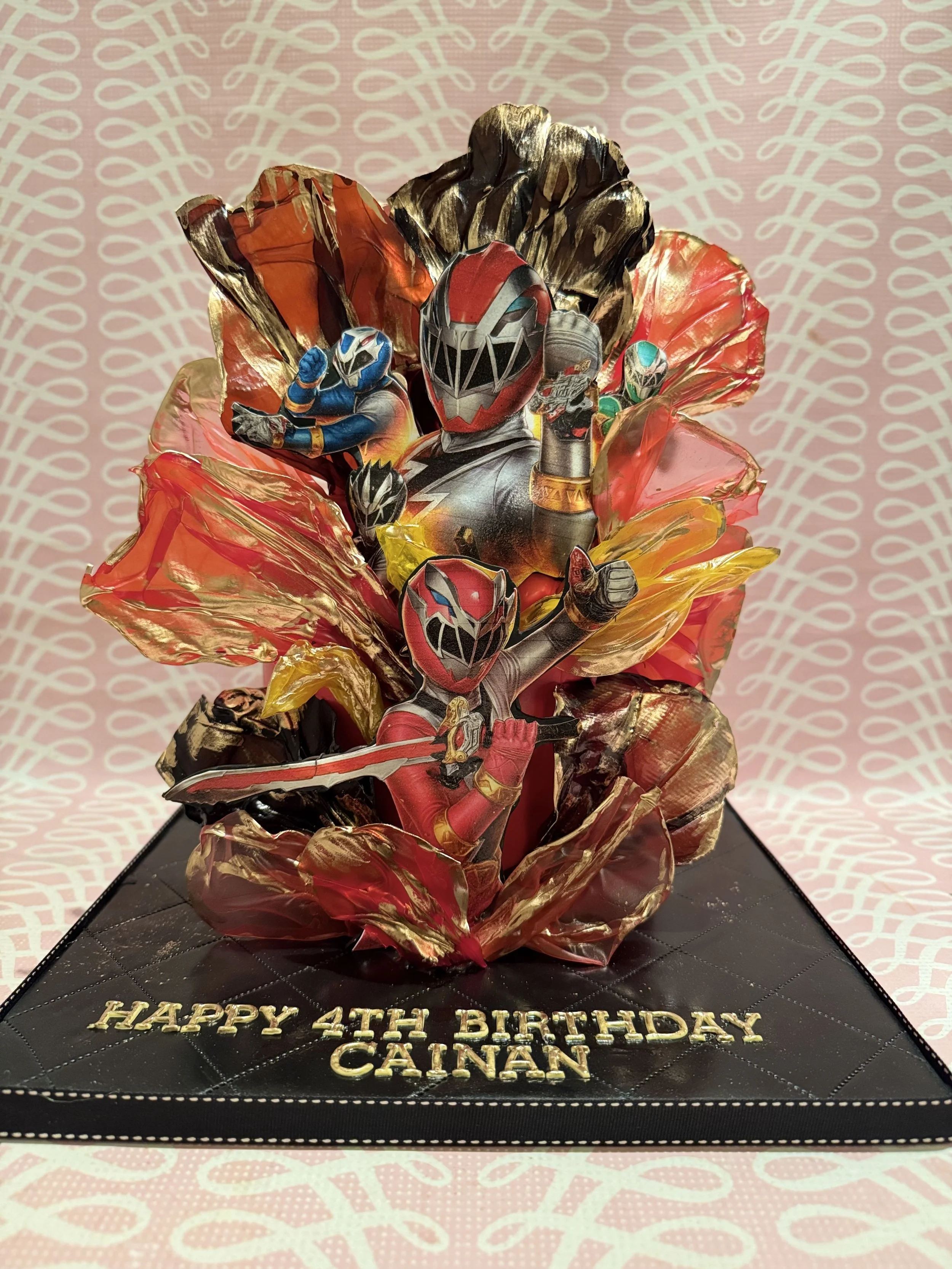 Power rangers Dino Fury birthday cake