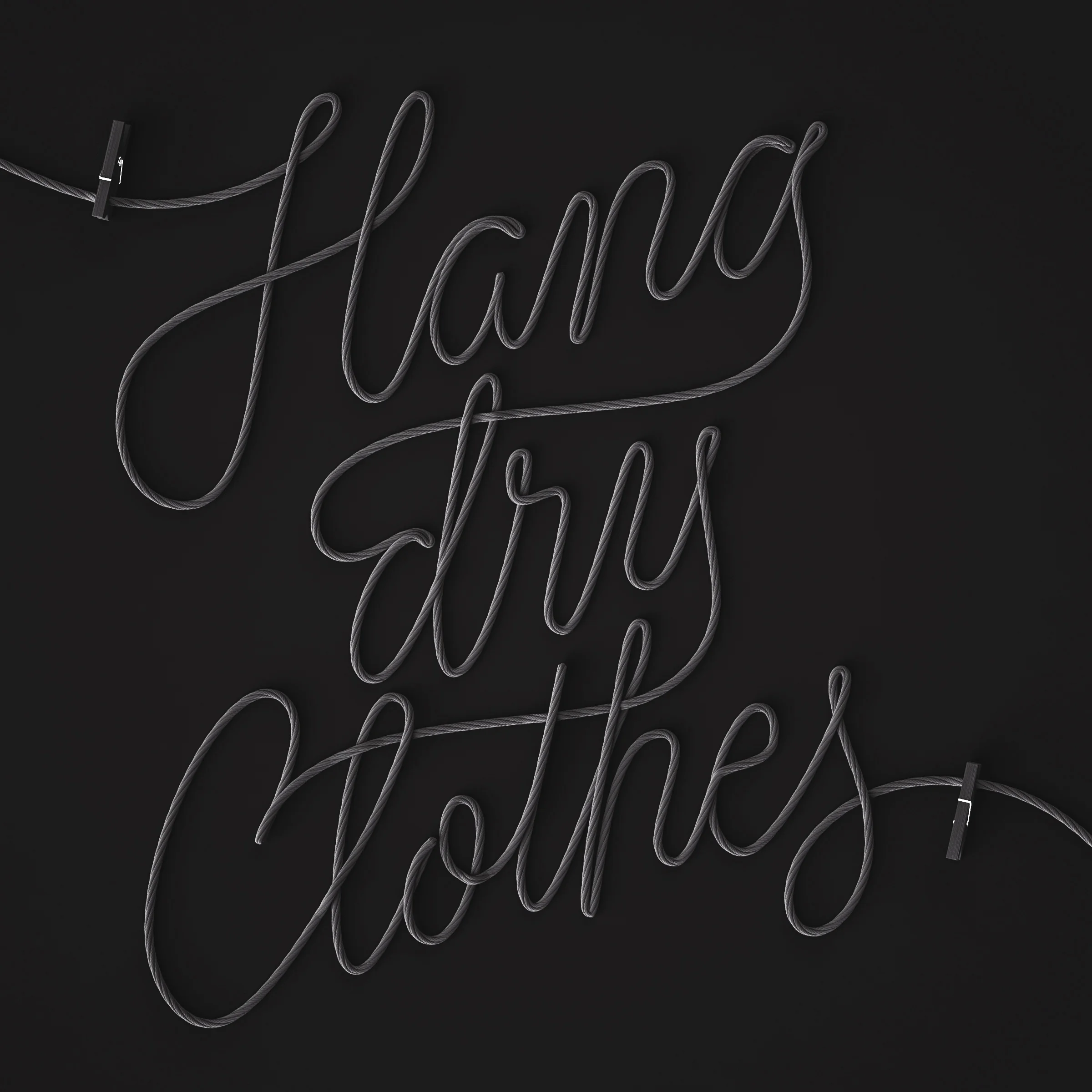 Hang Dry Clothes