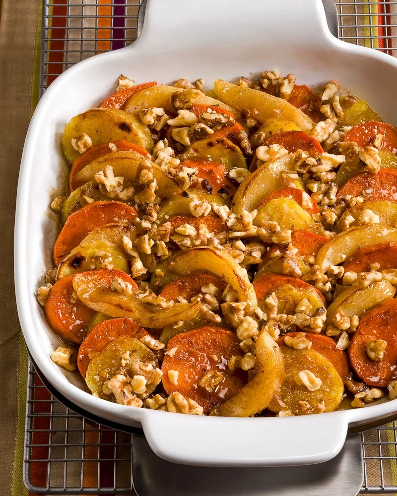 Maple Walnut Sweetpotato Casserole