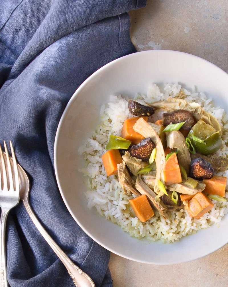Turkey, Sweetpotato, and Fig Curry