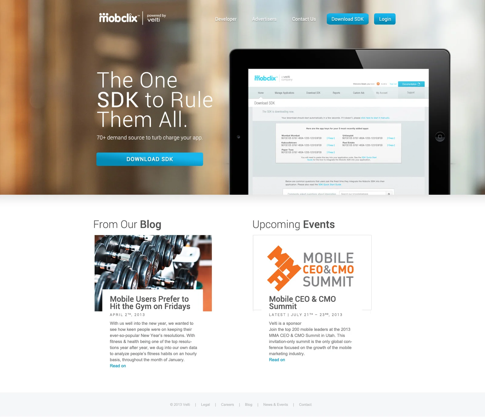 Mobclix Site Redesign