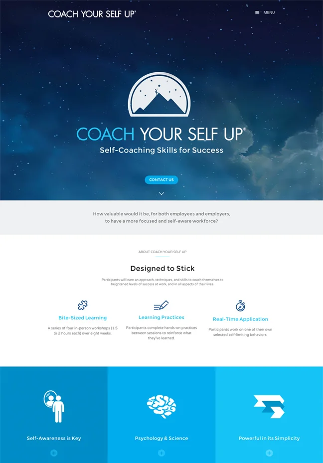 Coach Your Self Up Website