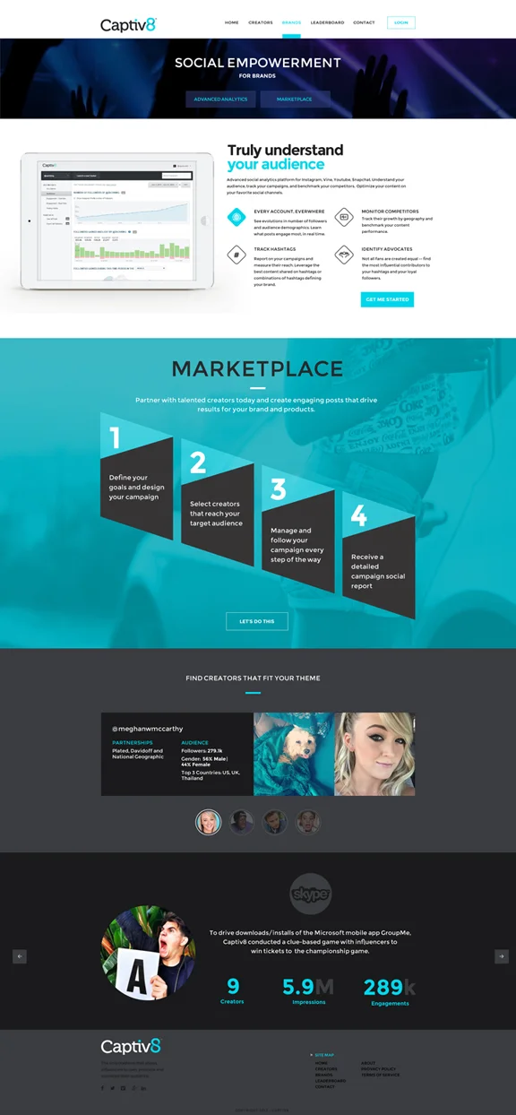 Captiv8 Website