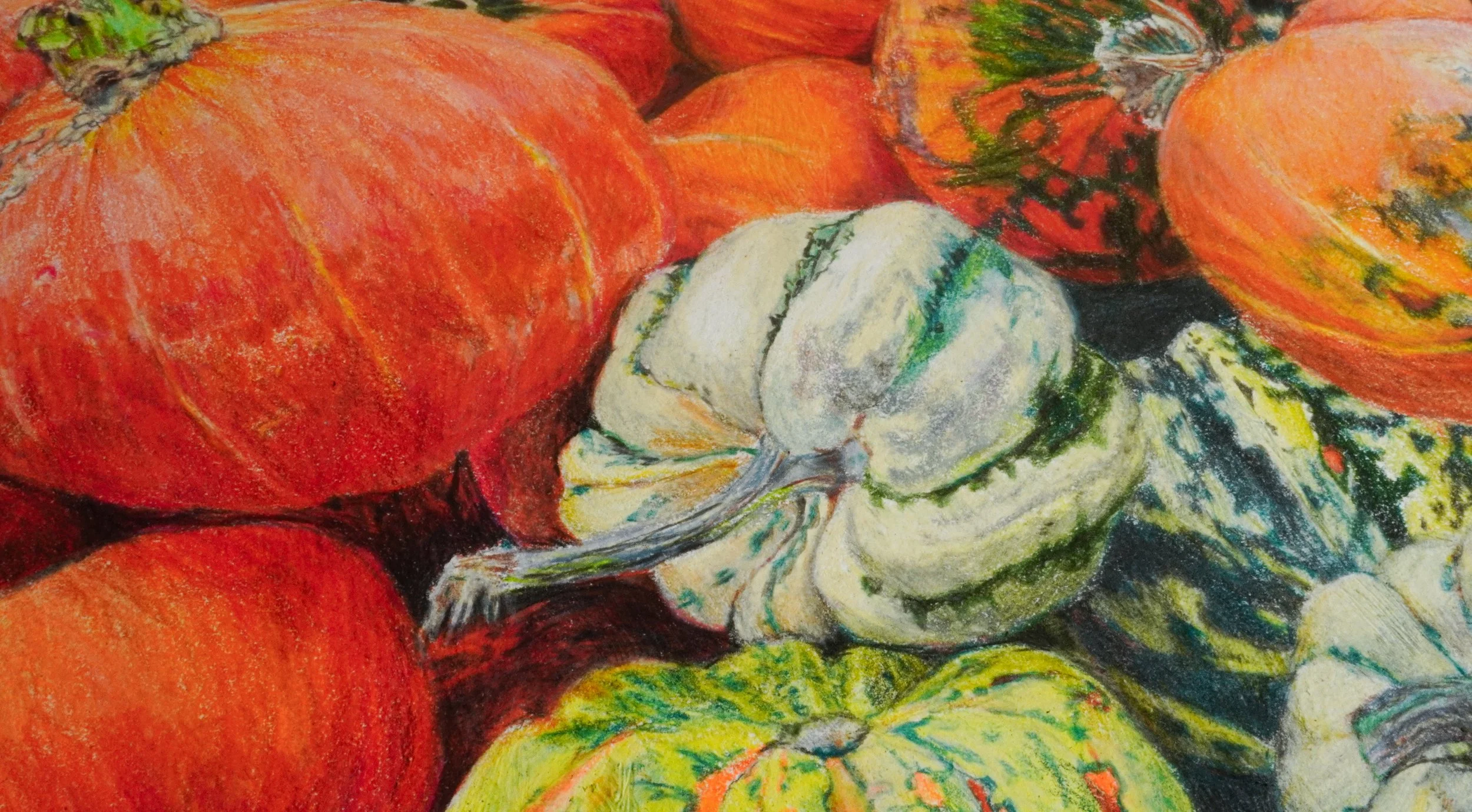 Pumpkin in Fall (Close-Up)