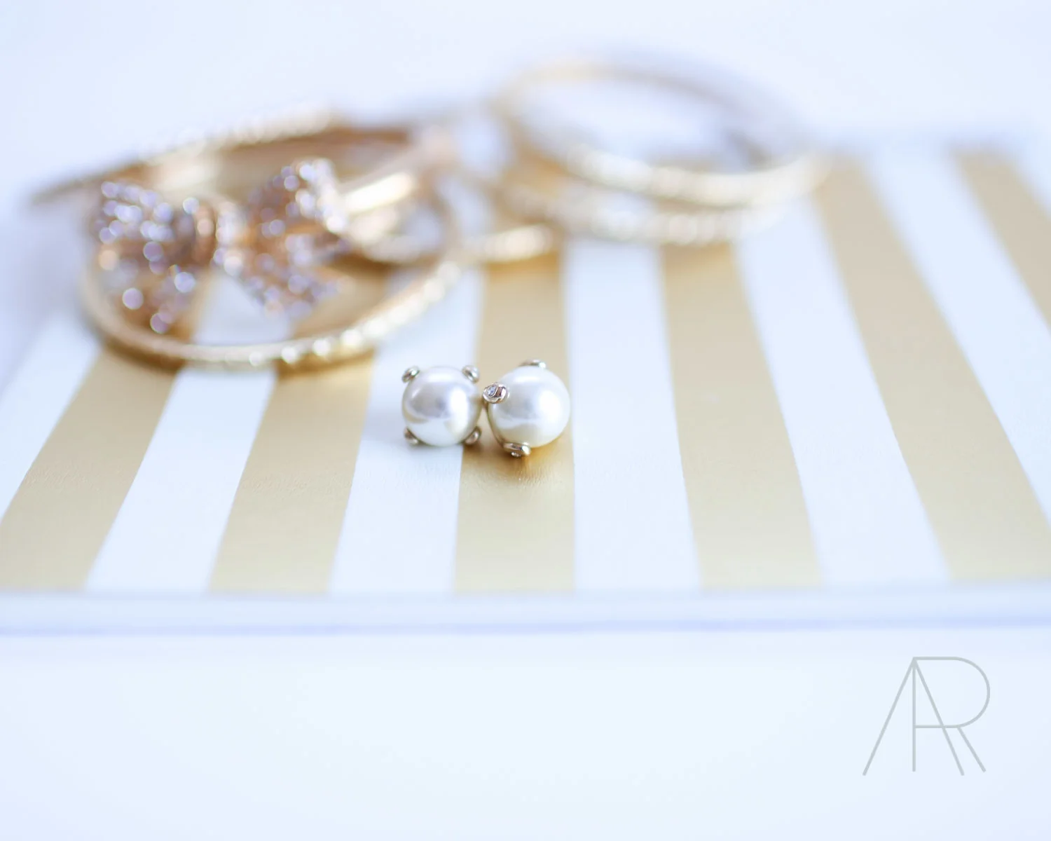 | Banana Republic Pearls | Target Planner | J Crew Bangles |