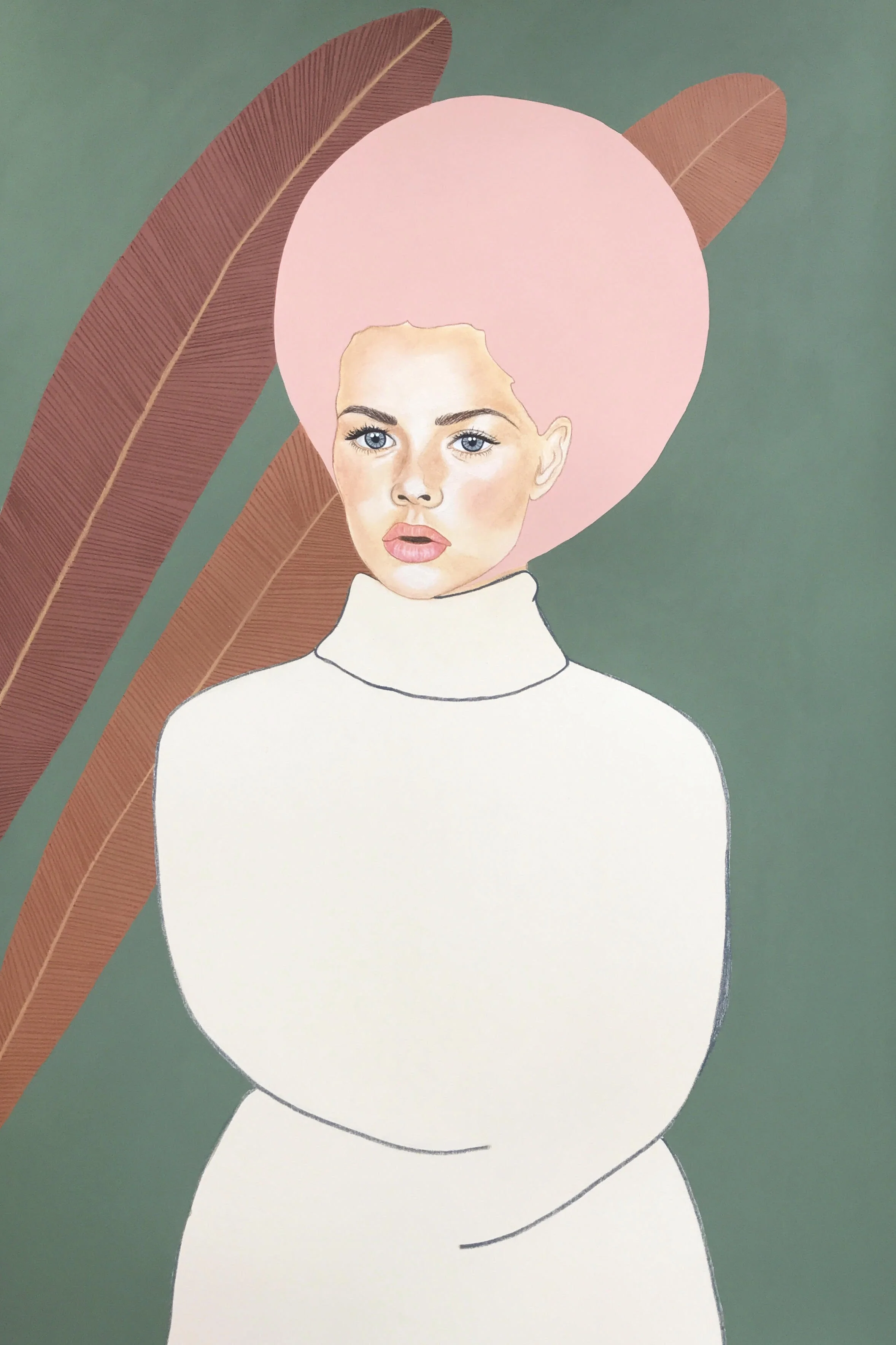 Alyssa Rosenheck's The New Southern Artist Spotlight with Chambers Austelle of Charleston, SC All Paintings Copyrighted to Chambers Austelle Strong Females and Women Empowerment 