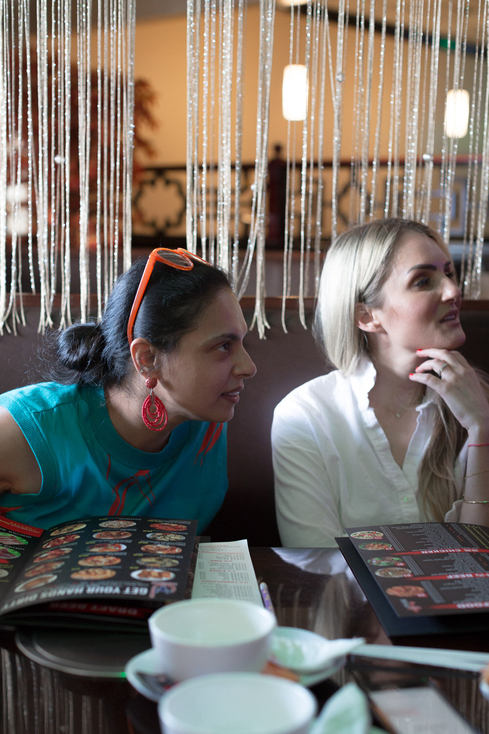 Alyssa Rosenheck and Maneet Chauhan with The New Southern and The Bitter Southerner on Nolensville Road, TN Culinary Immersion 