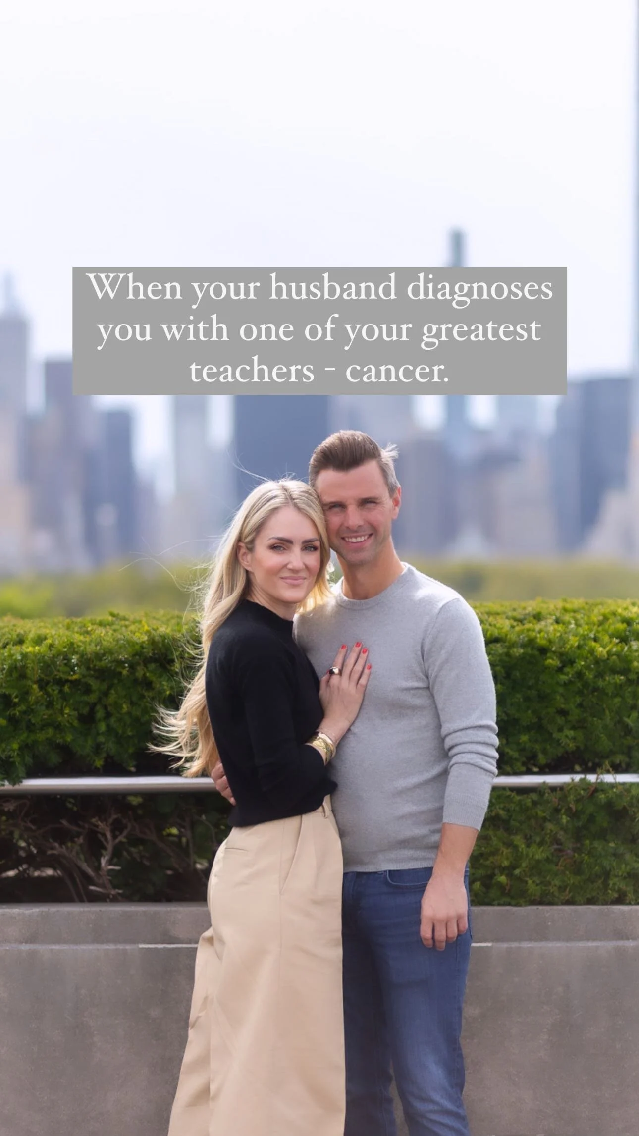 Part of visiting the past is to heal and to allow the hard seasons to guide us to a more nourishing future. My cancer journey thankfully is a fraction of my story, but a powerful lesson when you realize how precious it is to be here - in this moment 