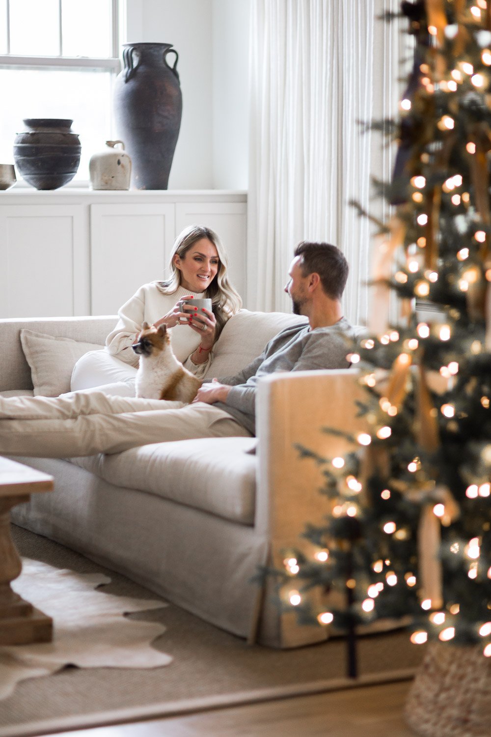 ©AlyssaRosenheck Ribbons on Christmas Tree Holiday Styling by Alyssa Rosenheck
