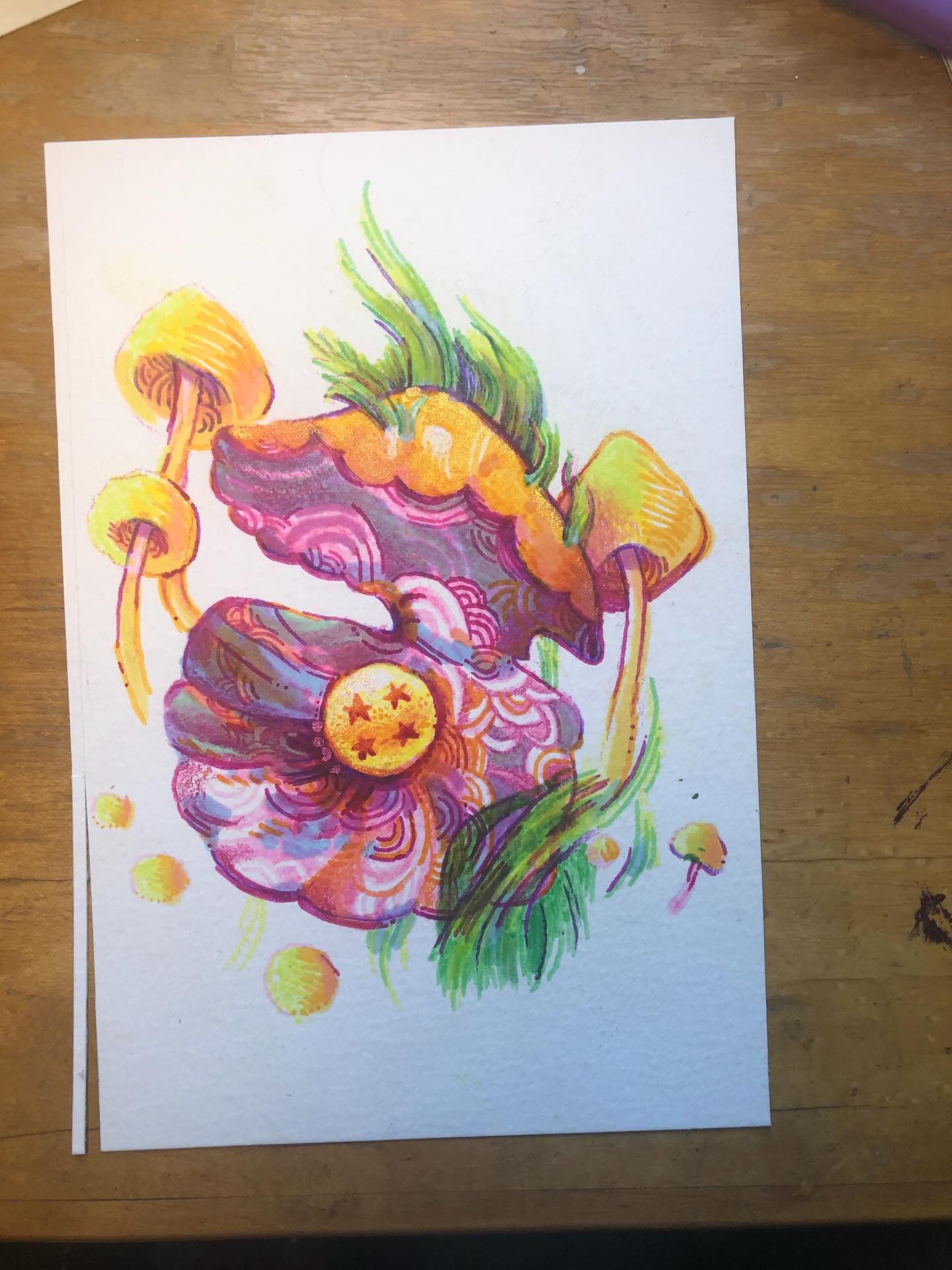 I imagine this dragonball would have to be the size of a marble for this to work. Or the clam to be the size of a recliner
-
#art #artist #illustration #dragonball #drawing