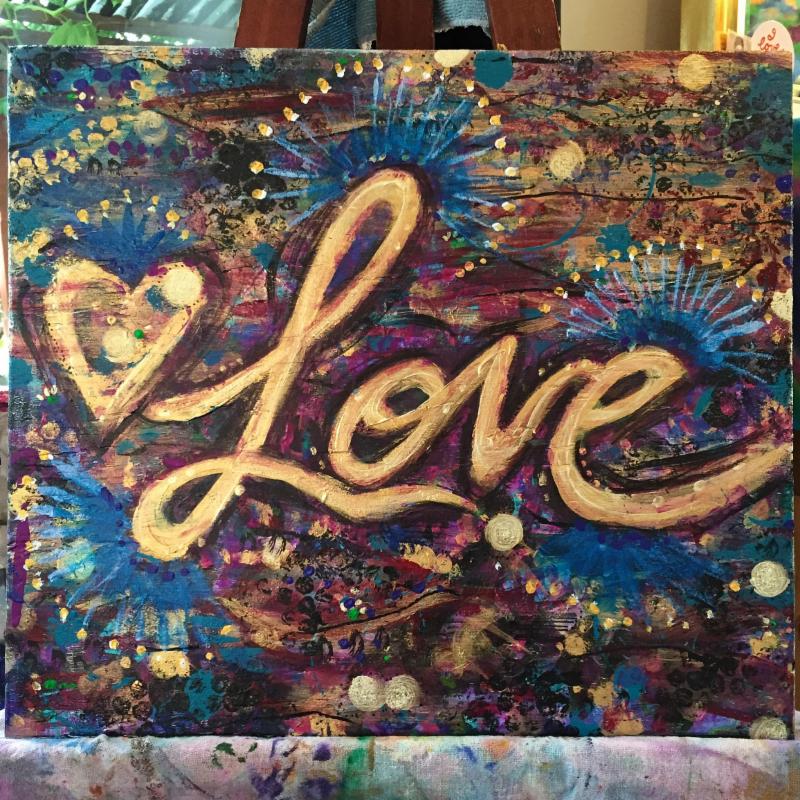 The painting that became December 2017