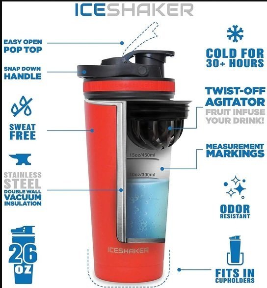 MesserFit IceShaker Bottle — MesserFit Strength and Conditioning