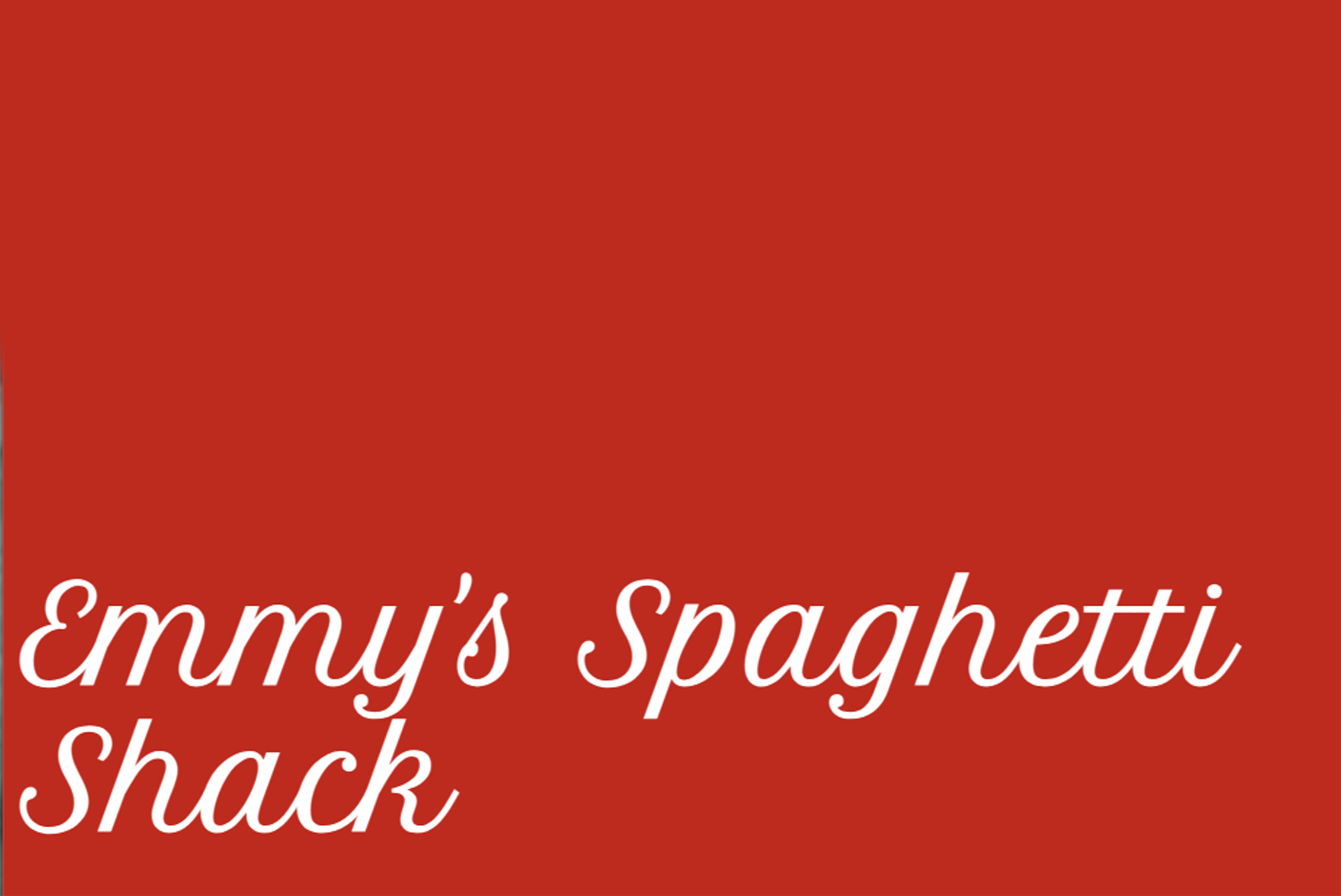 Emmy's Spaghetti Shack