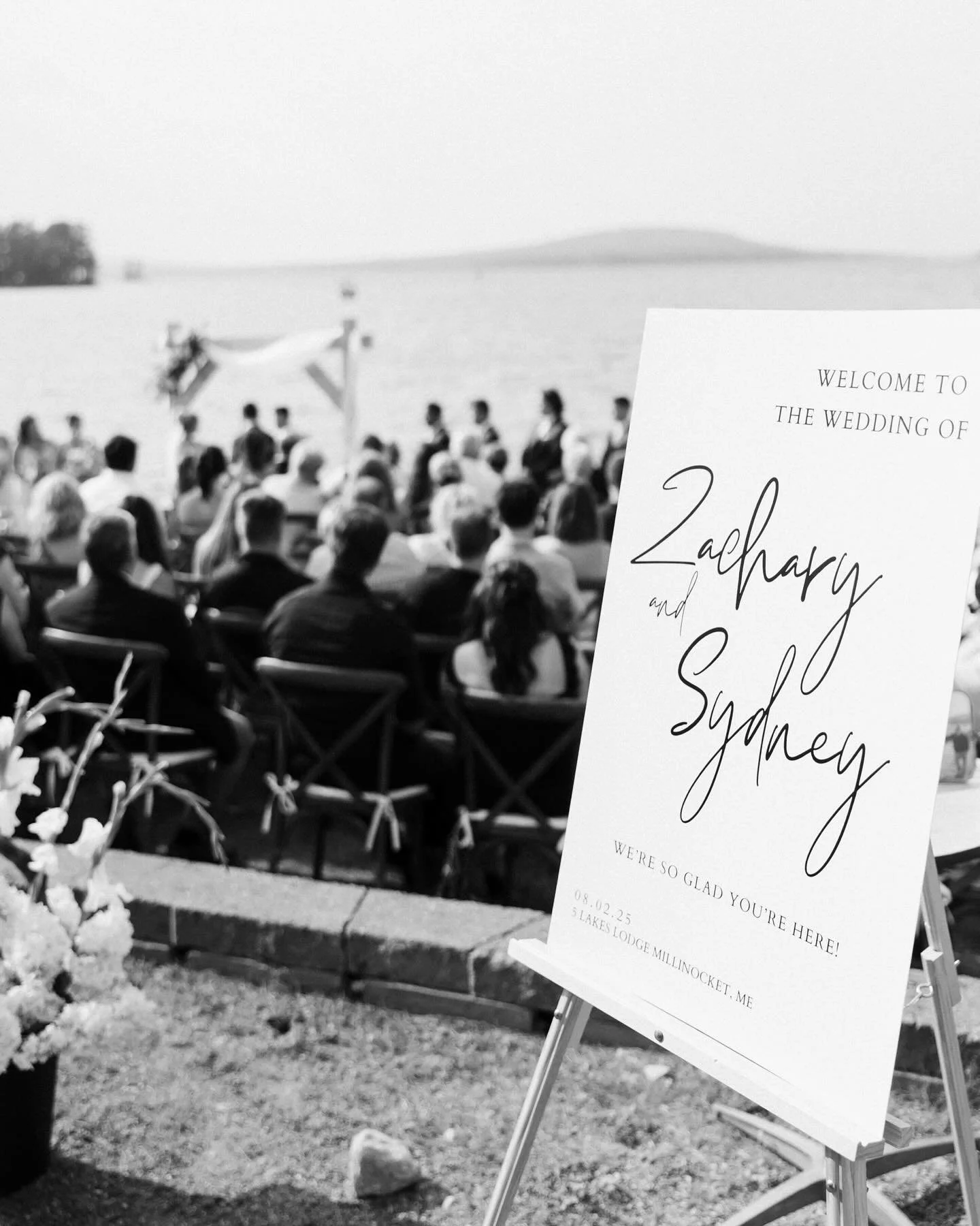 Mr &amp; Mrs Duncan  I feel like I always say this but something about a Northern Maine wedding just makes my heart so happy!
.
.
.
.
Venue: @5lakeslodge 
Photography @delucastudios 
Flowers @possibilitiesfloral 
DJ @totaleventadj 
Rental @aplusparty