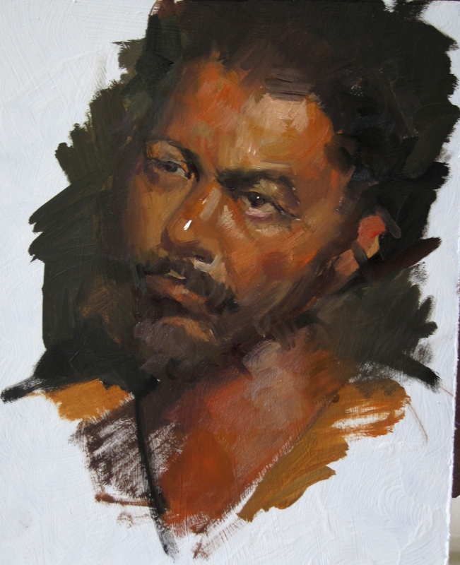 Classroom portrait sketch