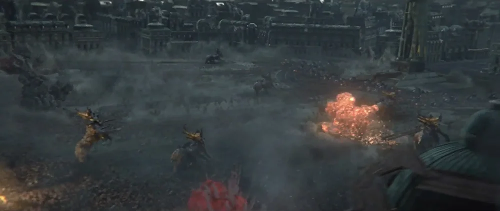 A Python based crowd solution merging Maya and Houdini data, procedurally rendered in prman. Houdini wizards: Matt Cordner and Bill LaBarge. VFX sup Mike Kelleher. Property of Blizzard Entertainment. 