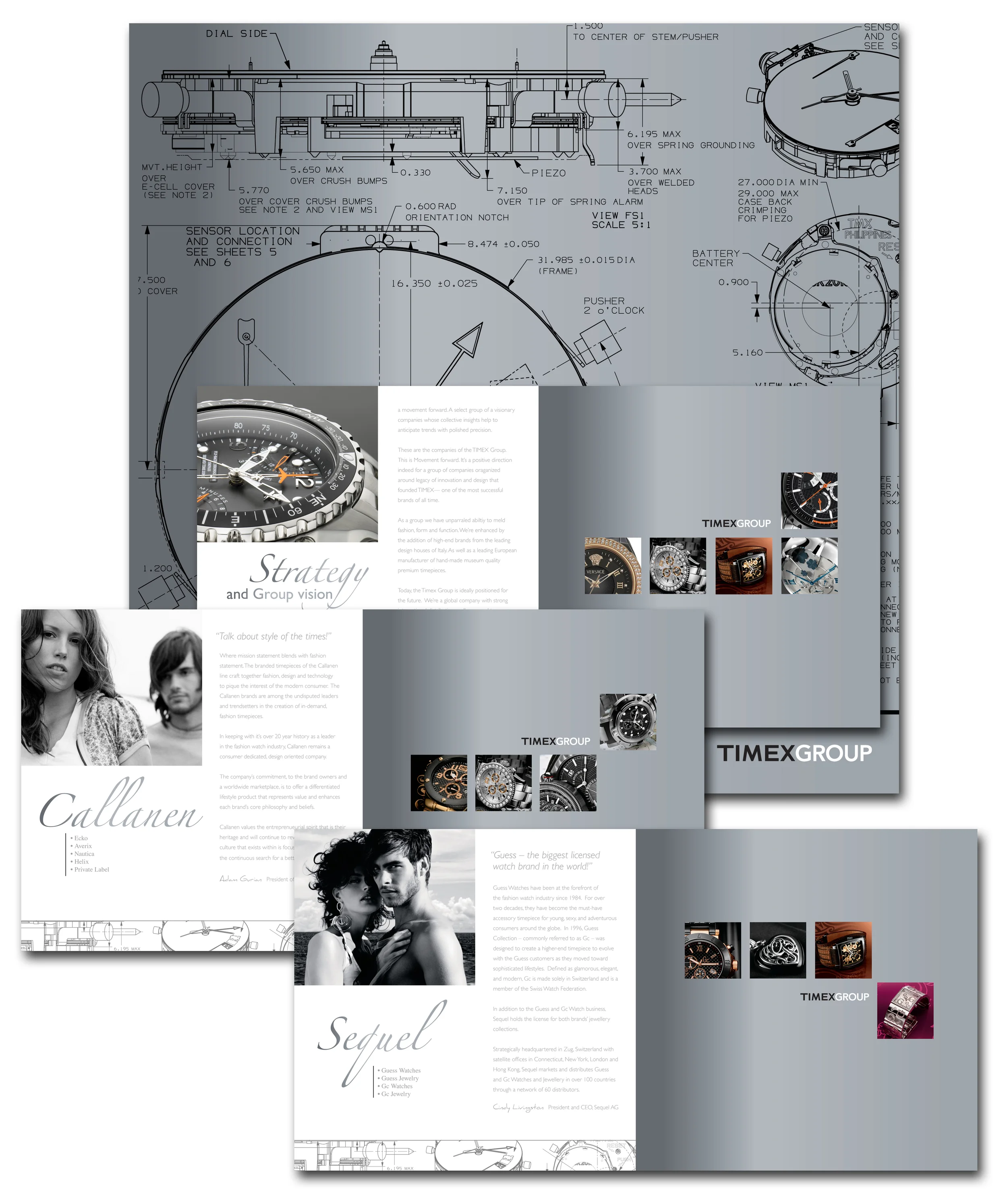 Timex Group Umbrella High End Style Brochure at Timex