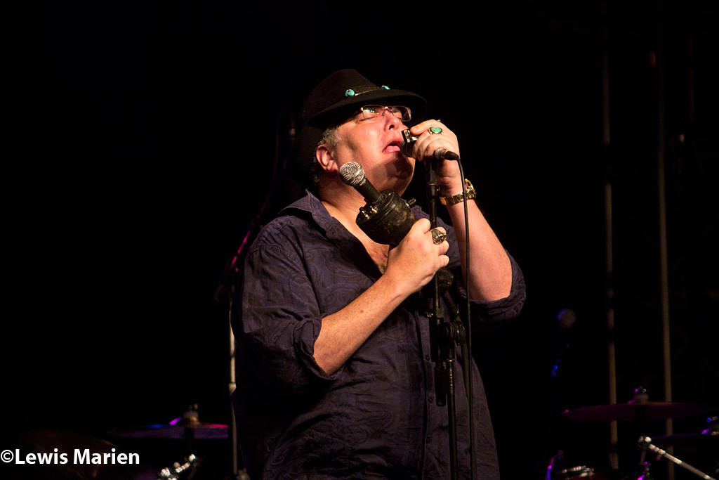 Blues Traveler vocalist and harmonicist John Popper performs at the 2015 Decatur Celebation's Show Stage on Aug. 8 in Decatur, Ill.