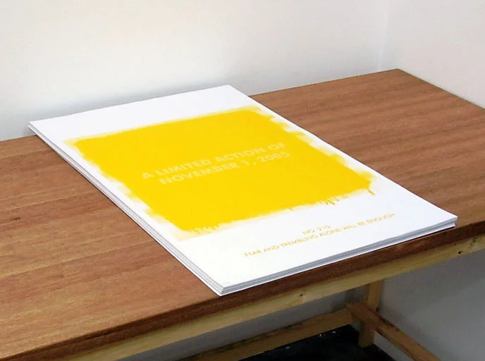 Vicente Butron, Limited Action Painting 2005 No.210 Fear and Trembling Alone Will be Enough Serigraph, 1-100 numbered Prints