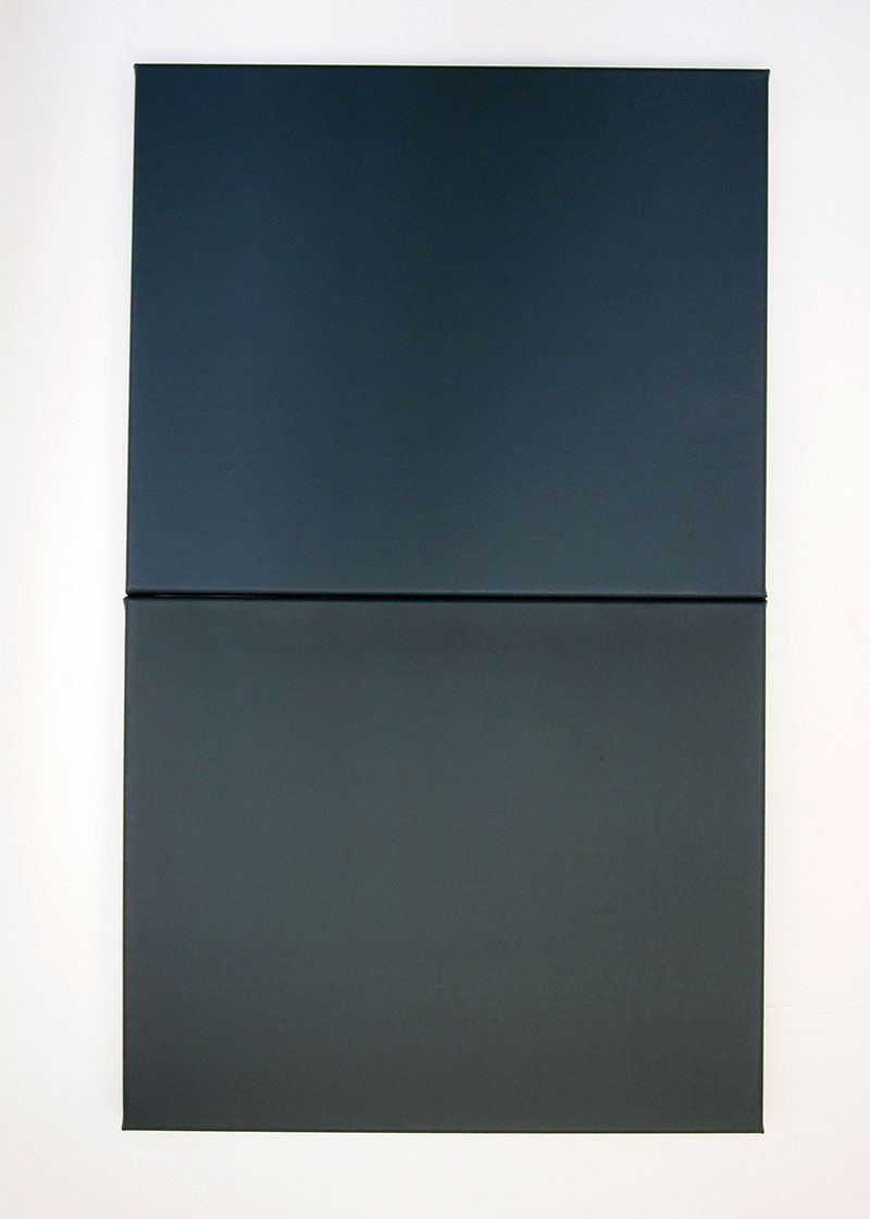 Matthew Allen, Two Greens , 2012. Oil on Linen, 101 x 61 cm