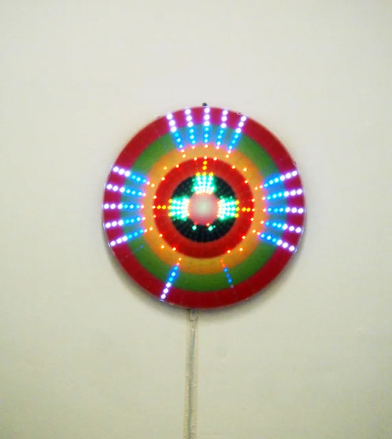 Giles RYDER Found broken and mispIaced... (I Love Phnom Phenh and Phnom Phenh Loves Me….),2014 LED lightwork, programed sequence, vinyl gel 71cm dia.