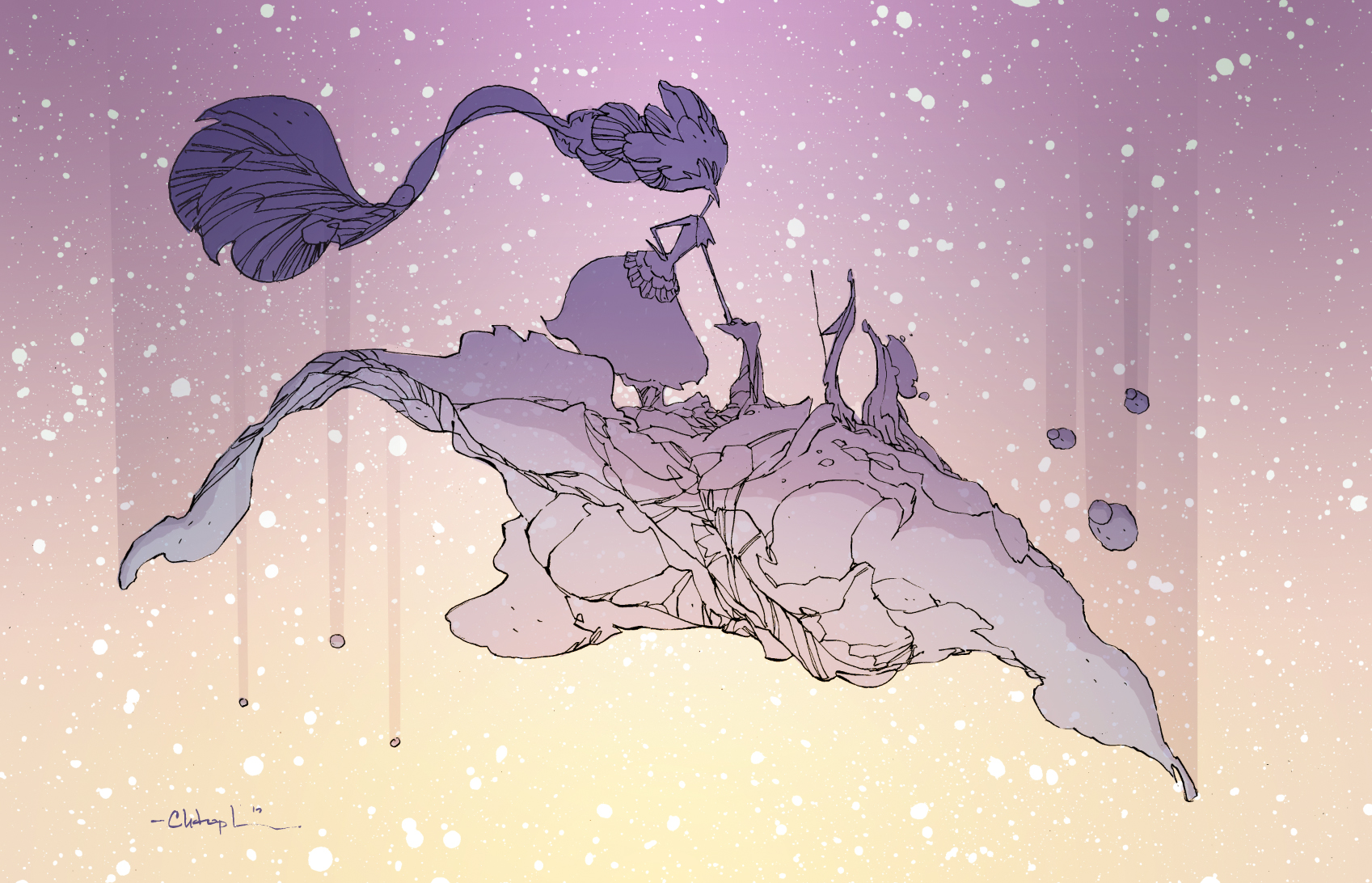 The Lady of Floating Rock