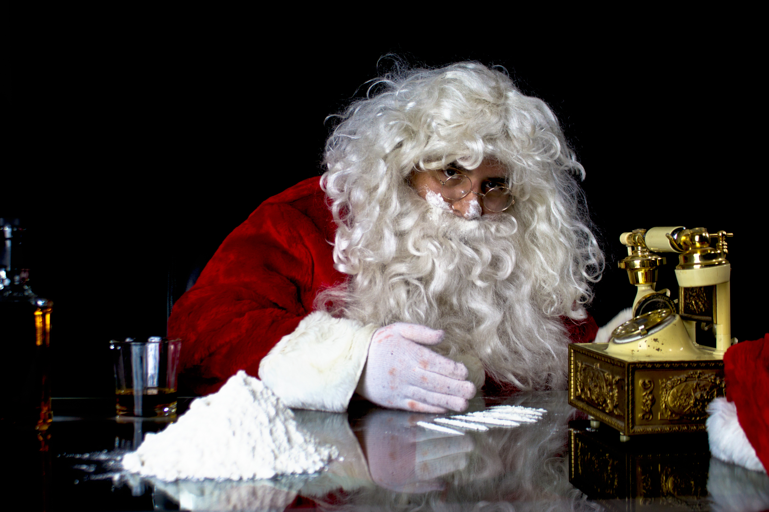 Santa Clause Cocaine Rehab
