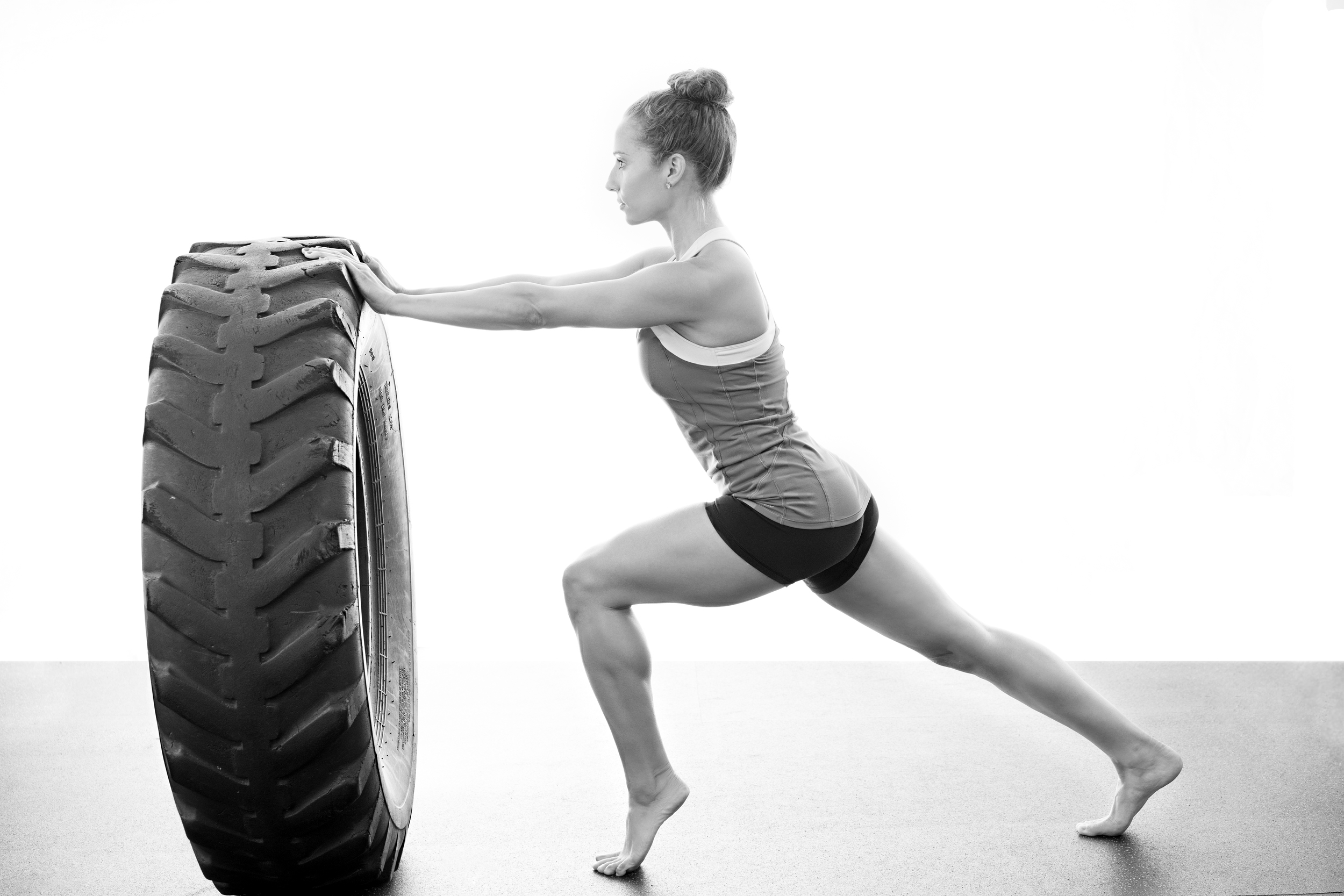 Brittney Carbone Tire Flip 