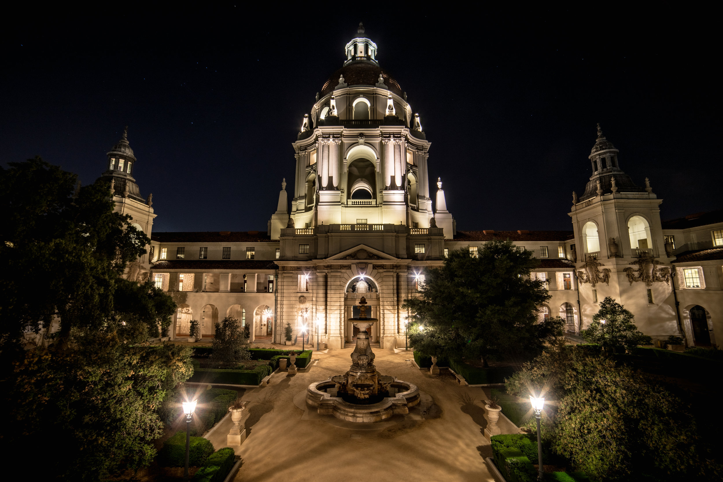 Pasadena City Hall at Night 