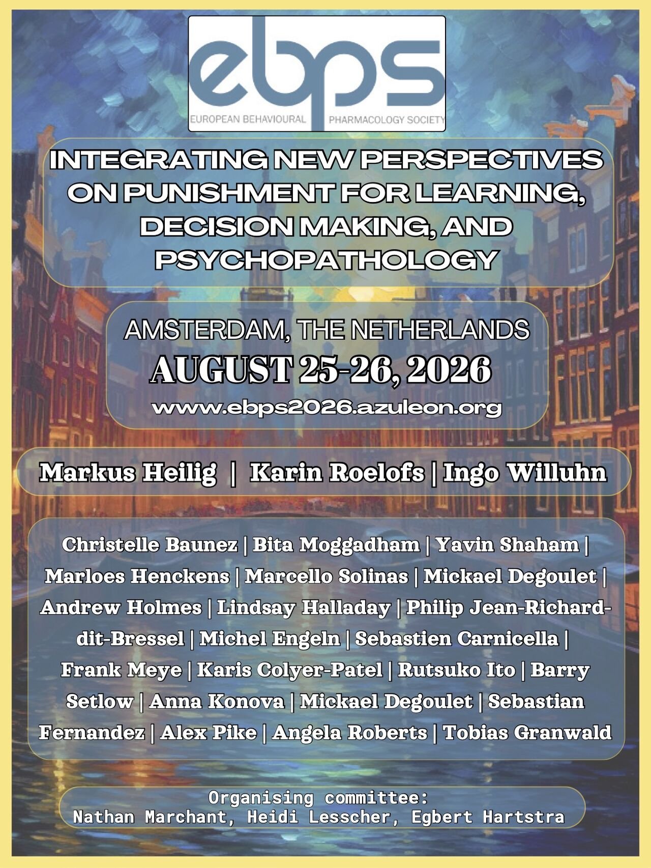 Join us for ebps 2026 in Amsterdam on 25-26 August