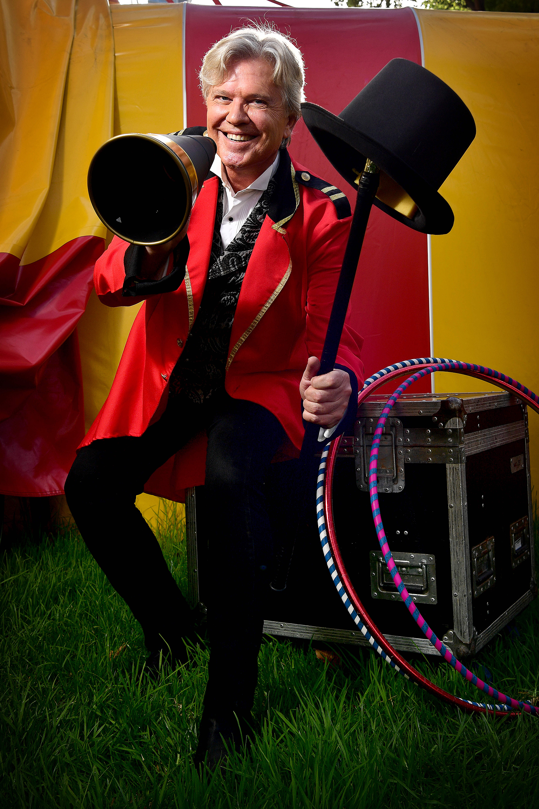  22.3.18 - Mark Holden will be holding the world premier of his show 'The Greatest Show on Earth' at this year's Adelaide Cabaret Festival. The show will be among other things, how his ancestors were circus performers.  (The Advertiser, News Corp Aus