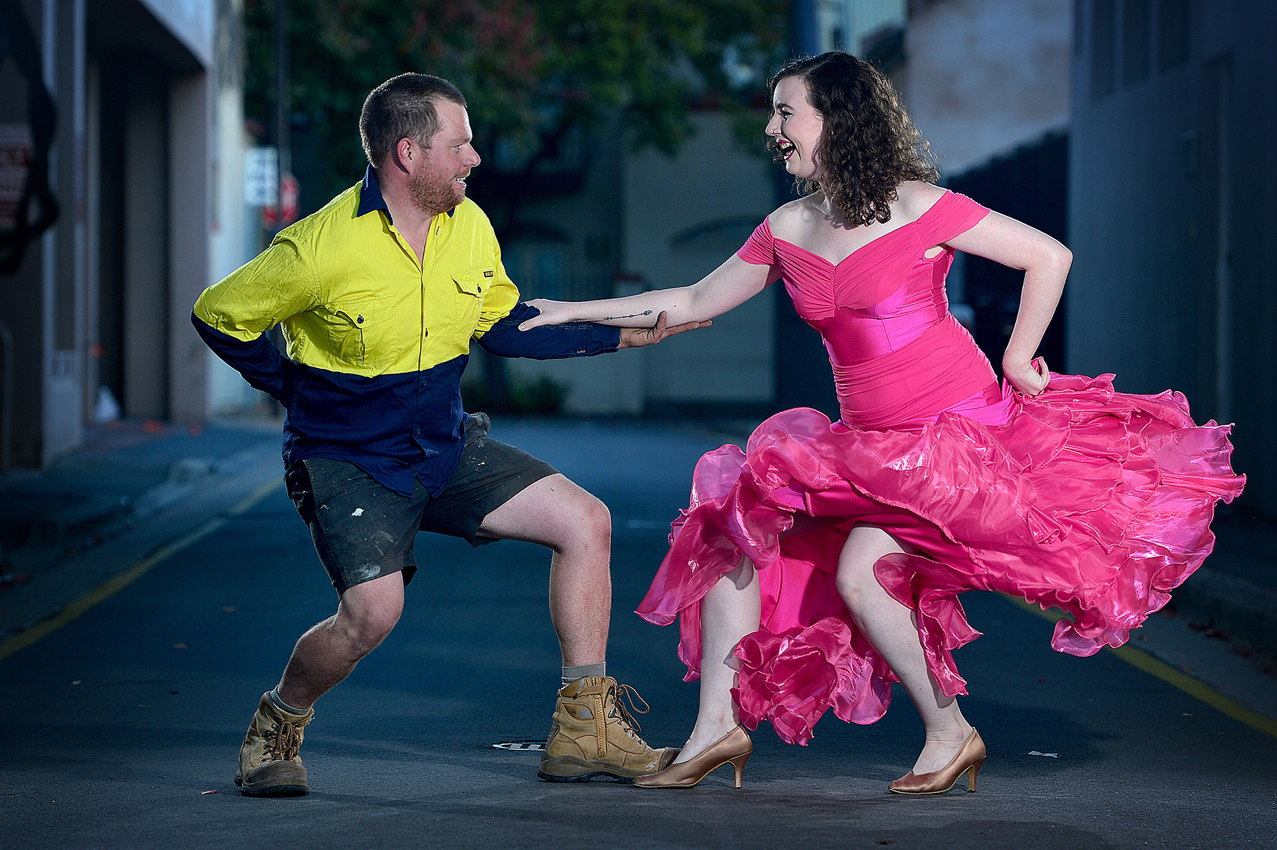 CHP_Export_156044832_Builder Tom Houston 0418984526 shows off his dancing skills with instructor Han.jpg